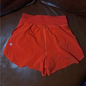Lululemon running shorts - high rise 3in size 0